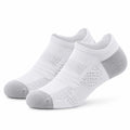 Chaussettes basses 39-42 en maille textile blanc/gris respirantes pour sport