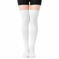 Chaussettes hautes 39-42 blanches en maille style sportif