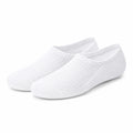Chaussettes invisibles 35-38 en maille textile blanches - légères et respirantes