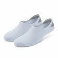 Chaussettes invisibles 43-46 en maille textile gris clair souples